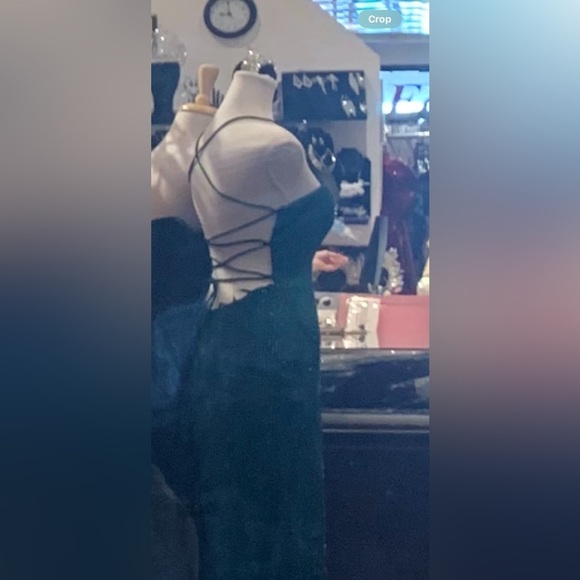 Elegant Bridesmaid Prom Dress with a slit on the side - Picture 3 of 3